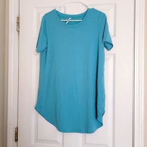 Aqua Blue Top